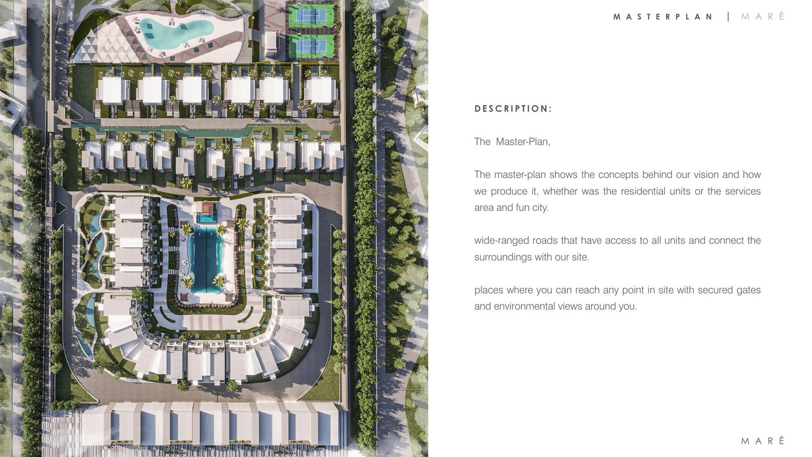 Mare Compound conceptual masterplan